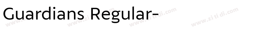 Guardians Regular字体转换